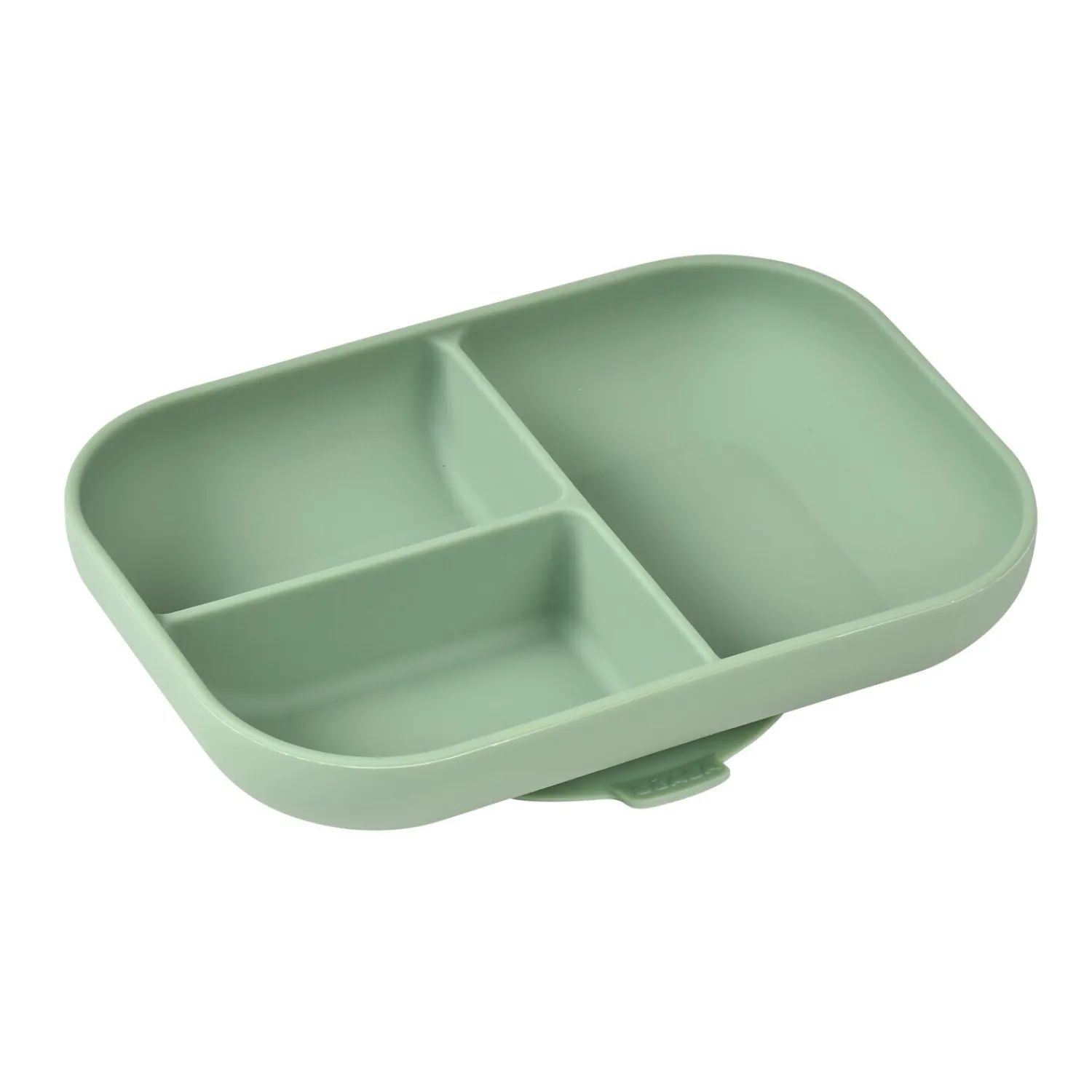 BÉABA Assiette compartimentée silicone Vert sauge< Couverts Vaisselle Et Bavoirs