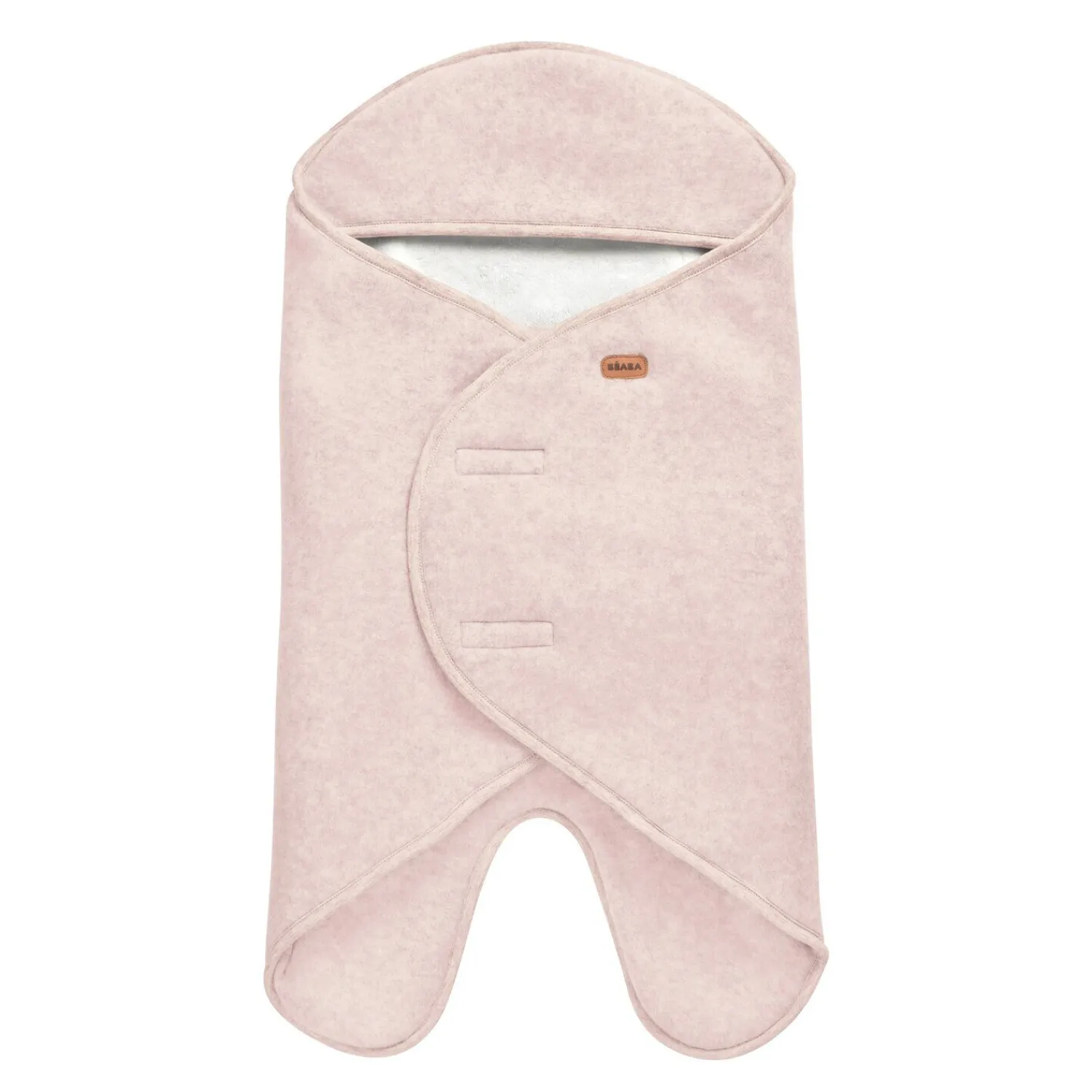BÉABA Babynomade® double polaire Rose poudré< Chancelières Et Nids D'ange
