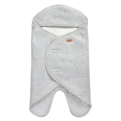 BÉABA Babynomade® double polaire Gris chiné< Chancelières Et Nids D'ange