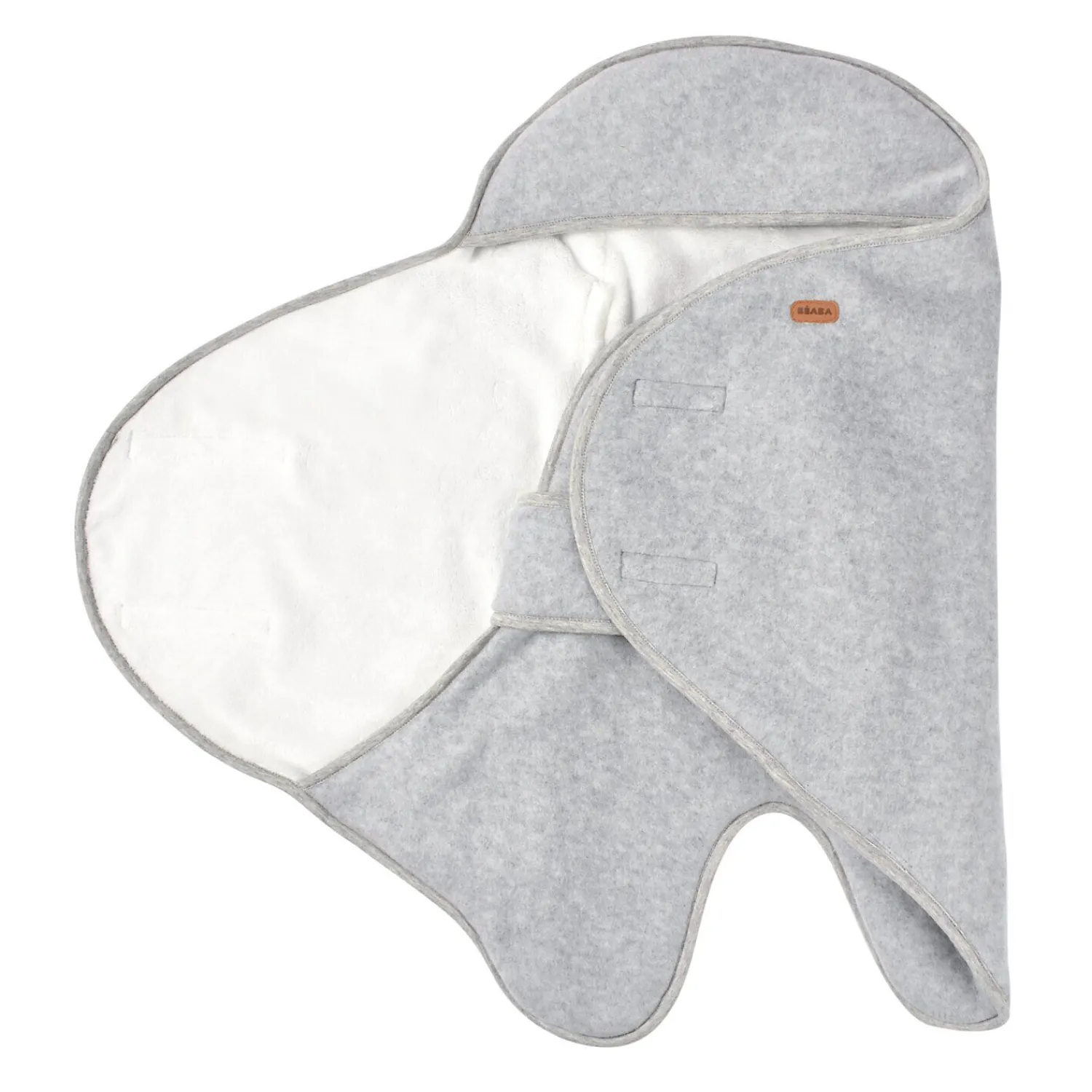 BÉABA Babynomade® double polaire Gris chiné< Chancelières Et Nids D'ange