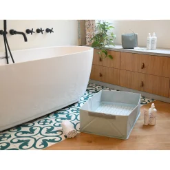 BÉABA Baignoire Pop Up Camélé'O Bleu vert< Baignoires Et Accessoires
