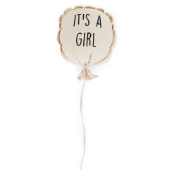 BÉABA Ballon Toile - It's A Girl - Décoration Murale - 35x26x8 Cm< Décoration Murale