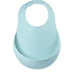 BÉABA Bavoir silicone Bleu clair< Couverts Vaisselle Et Bavoirs