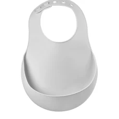 BÉABA Bavoir silicone Gris clair< Couverts Vaisselle Et Bavoirs