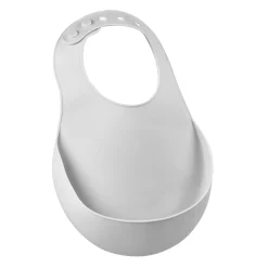 BÉABA Bavoir silicone Gris clair< Couverts Vaisselle Et Bavoirs