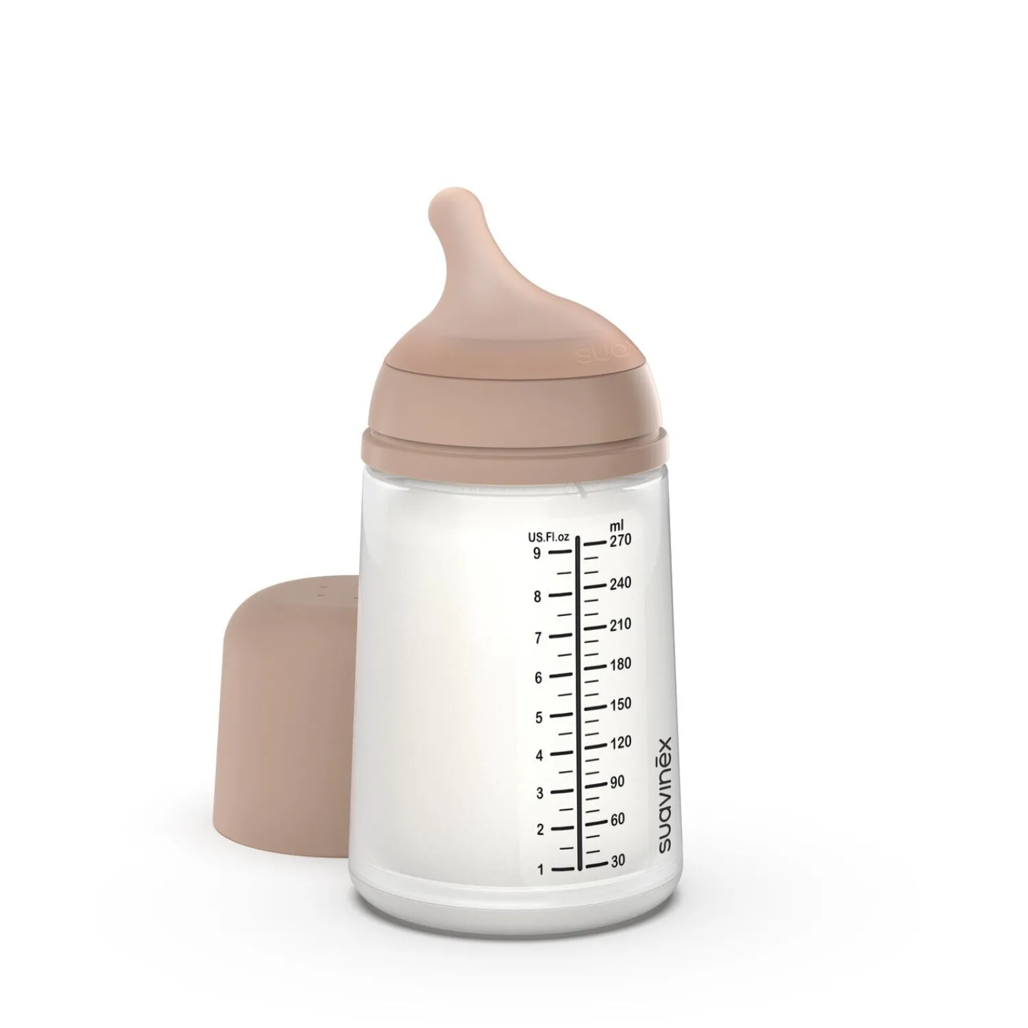 BÉABA Biberon anti-colique ZERO.ZERO 270 ml - Débit Moyen< Biberons Et Accessoires