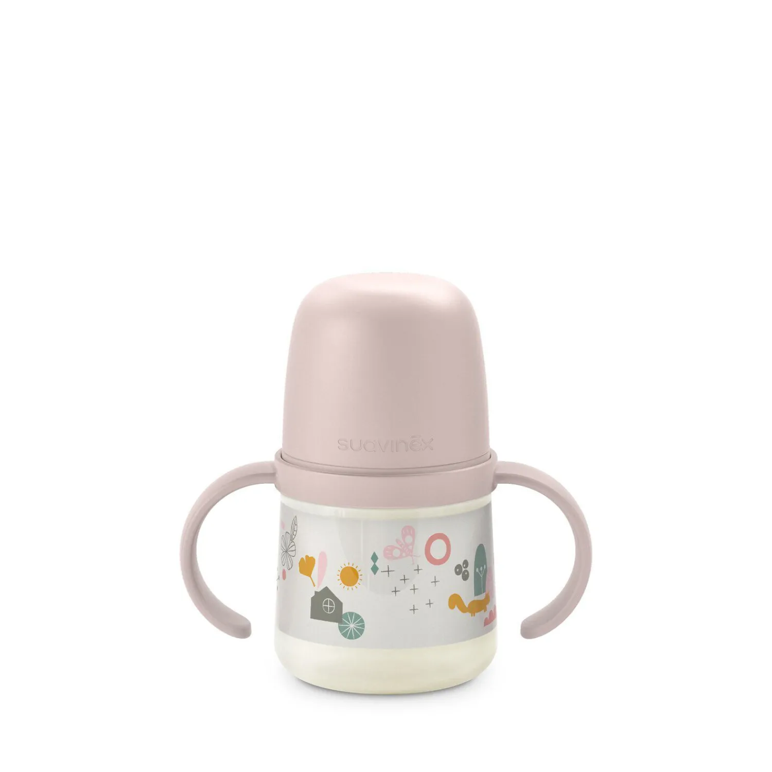 BÉABA Biberon avec anses et bec silicone A Walk In The Park +6m< Biberons Et Accessoires