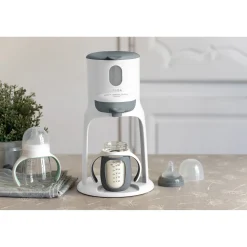 BÉABA Biberon d'apprentissage en verre 2 en 1 - 210ml Gris minéral< Biberons Et Accessoires