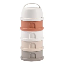 BÉABA Boîte doseuse de lait 4 compartiments empilables Terracotta< Doseurs De Lait|Biberons Et Accessoires
