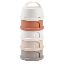 BÉABA Boîte doseuse de lait 4 compartiments empilables Terracotta< Doseurs De Lait|Biberons Et Accessoires