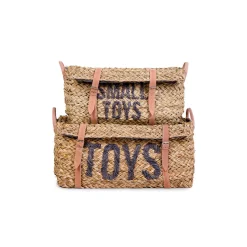 BÉABA Coffre à jouets en rotin Anthracite 2pcs< Paniers De Rangement