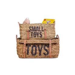 BÉABA Coffre à jouets en rotin Anthracite 2pcs< Paniers De Rangement