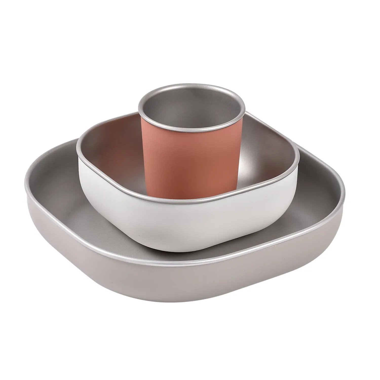 BÉABA Coffret repas inox Terracotta< Couverts Vaisselle Et Bavoirs