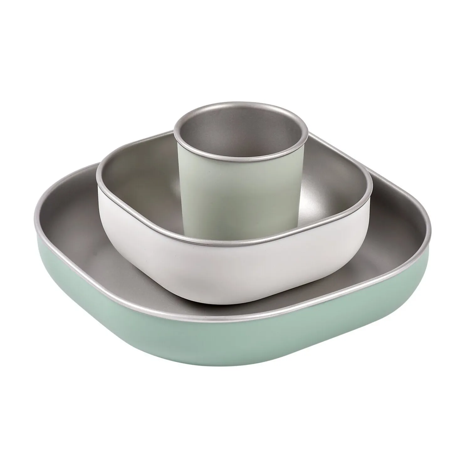 BÉABA Coffret repas inox Vert sauge< Couverts Vaisselle Et Bavoirs