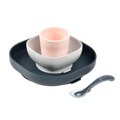 BÉABA Coffret repas silicone Night /Rose< Couverts Vaisselle Et Bavoirs
