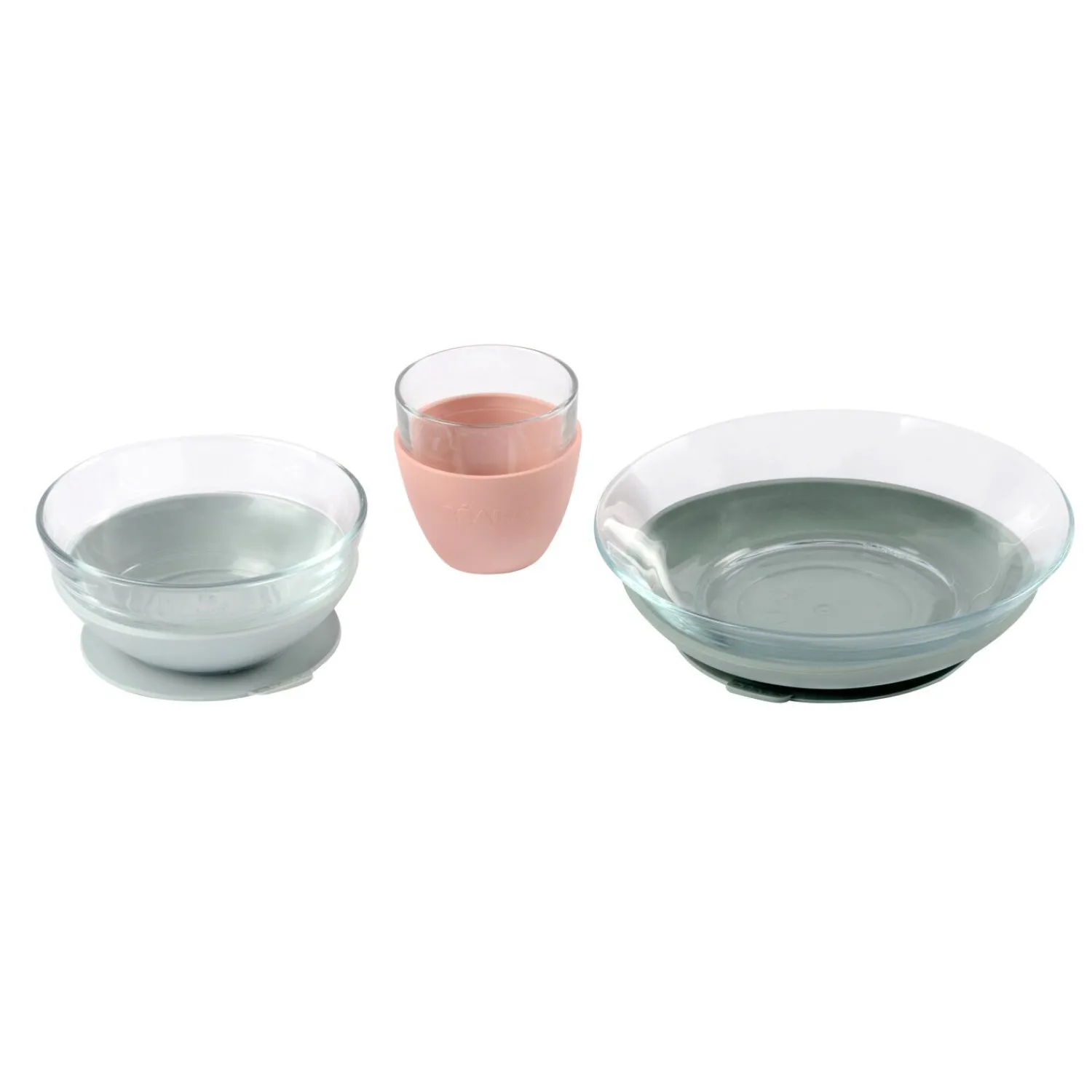 BÉABA Coffret repas verre Eucalyptus/Rose< Couverts Vaisselle Et Bavoirs