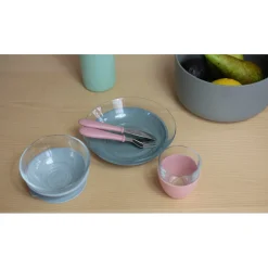 BÉABA Coffret repas verre Eucalyptus/Rose< Couverts Vaisselle Et Bavoirs