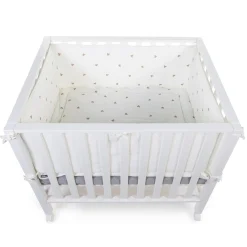 BÉABA Contour De Parc - 35x340 Cm - Jersey + Mousseline - Hearts< Parcs Bébé Et Accessoires