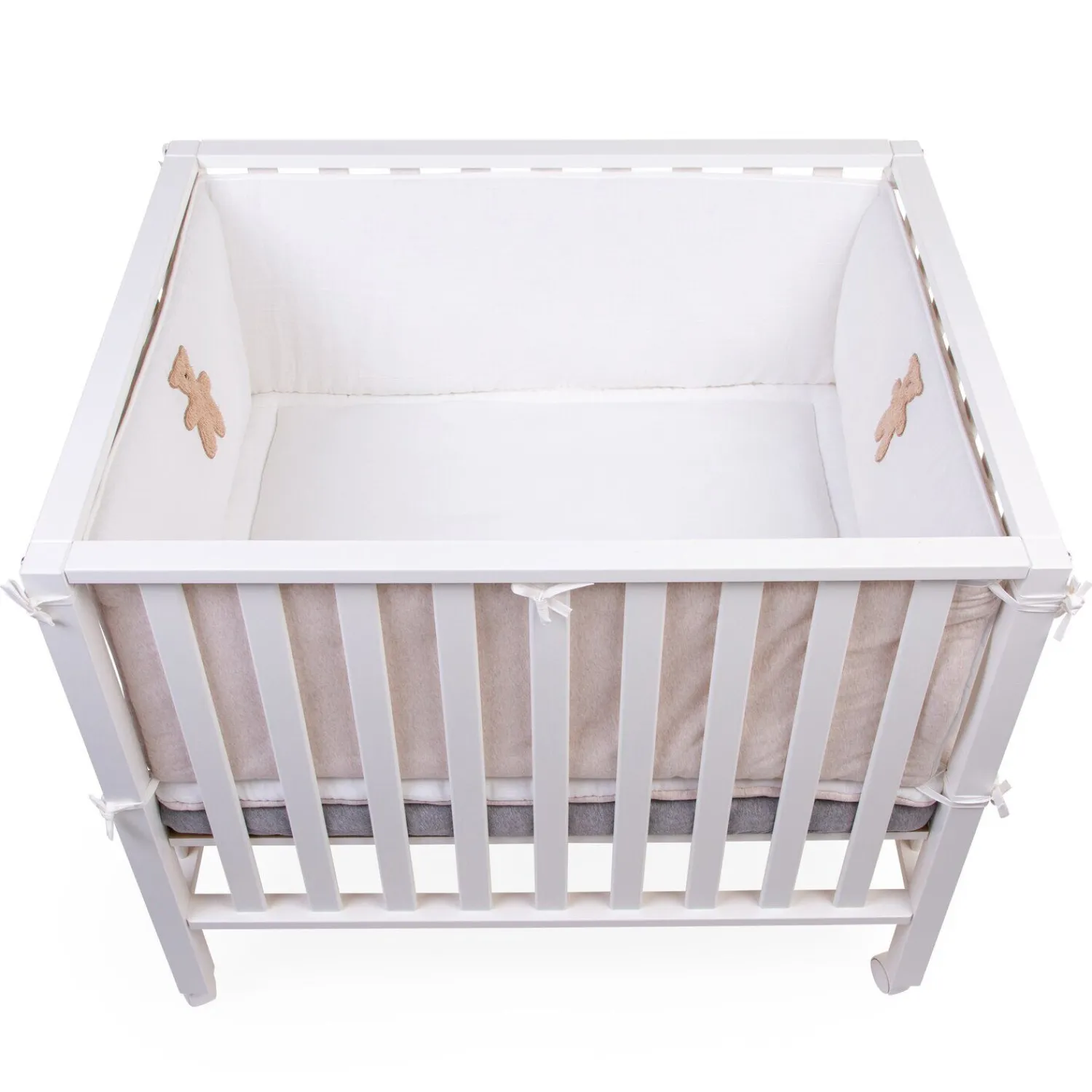 BÉABA Contour De Parc - 35x340 Cm - Jersey Melange / Muslin< Parcs Bébé Et Accessoires