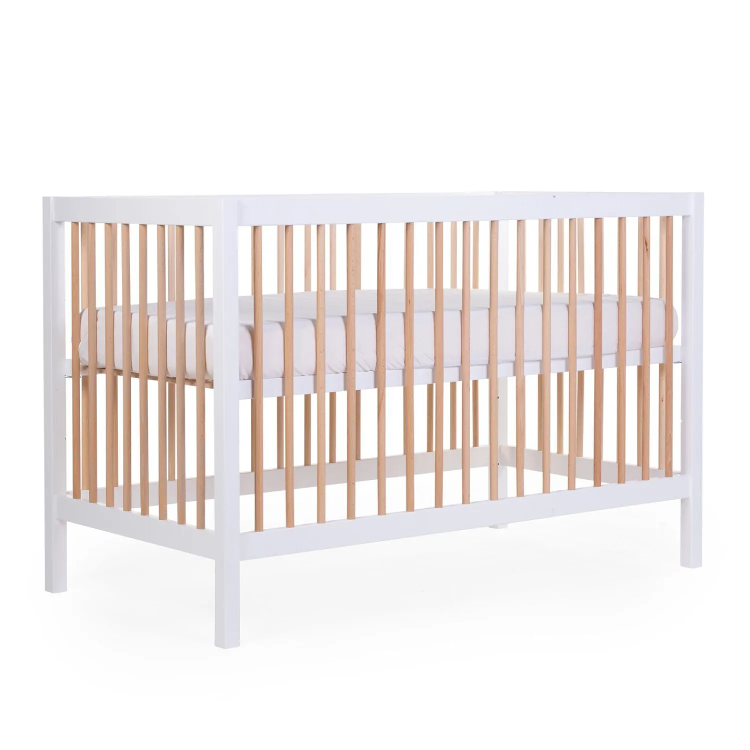 BÉABA COT 97 - Lit de bébé - 120x60Cm - Blanc Naturel< Lits Évolutifs Et Cododos