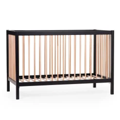 BÉABA COT 97 - Lit de bébé - 120x60Cm – Noir Naturel< Lits Évolutifs Et Cododos