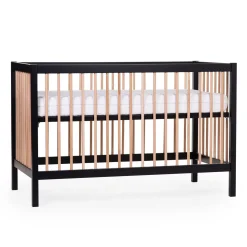BÉABA COT 97 - Lit de bébé - 120x60Cm – Noir Naturel< Lits Évolutifs Et Cododos