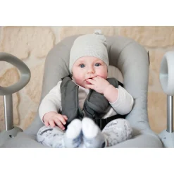 BÉABA Coussin transat Up and Down® Gris chiné< Accessoires Transat