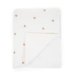 BÉABA Couverture De Bébé - 80x100 Cm - Jersey + Mousseline - Heart< Accessoires De Lit|Linges De Lit