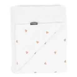 BÉABA Couverture De Bébé - 80x100 Cm - Jersey + Mousseline - Heart< Accessoires De Lit|Linges De Lit