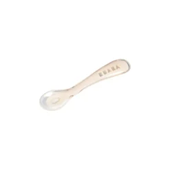 BÉABA Cuillère 2ème âge silicone Rose< Couverts Vaisselle Et Bavoirs