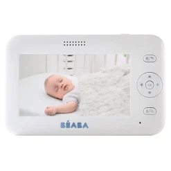BÉABA Ecoute bébé vidéo Zen+ Blanc< Babyphone, Écoute-bébé