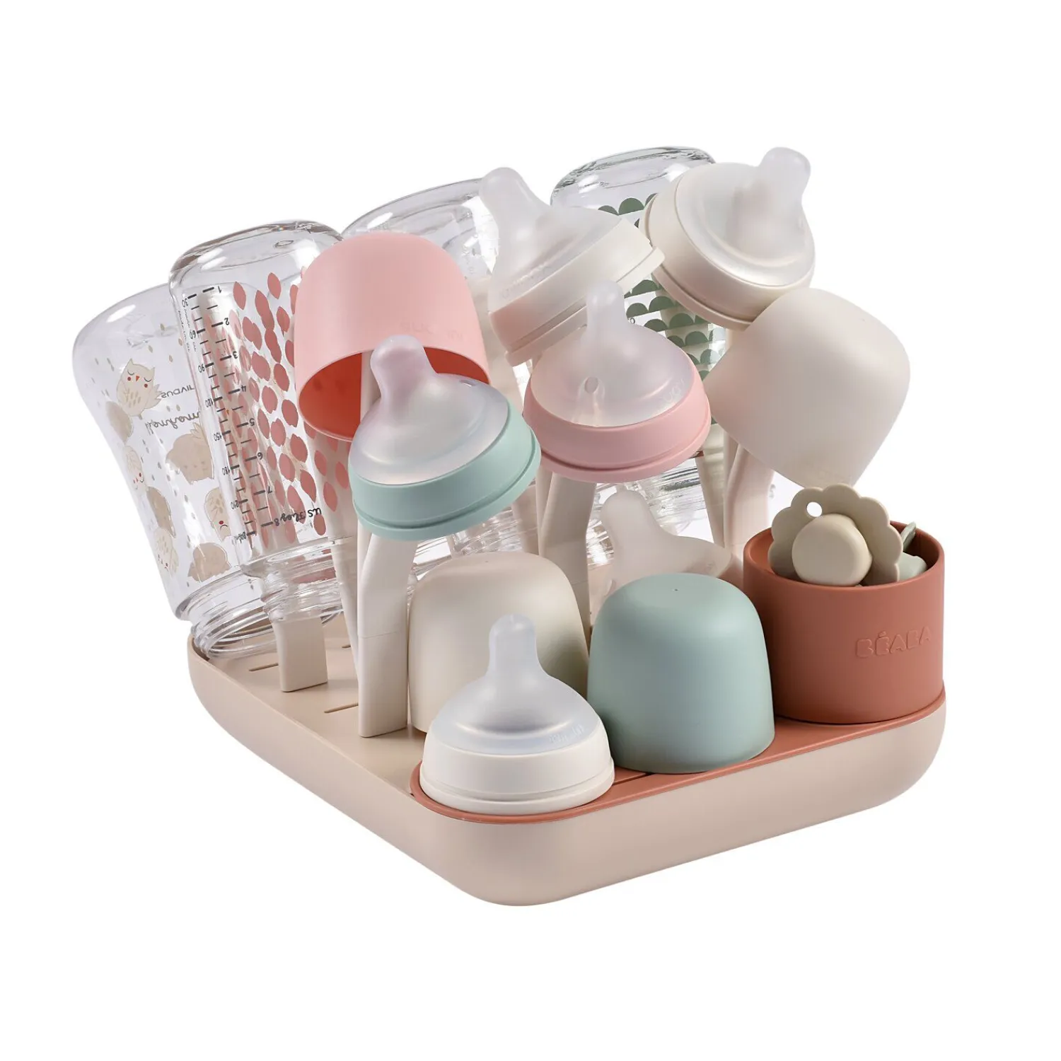 BÉABA Egoutte-biberons Forêt Terracotta/Argile< Arbre À Biberons