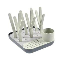 BÉABA Egoutte-biberons Forêt Vert de gris/ Gris Minéral< Arbre À Biberons