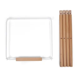 BÉABA Evolu Extra Set De Pieds Longues + Repose Pieds - Bois - Bla< Coussins Et Accessoires|Chaises En Bois