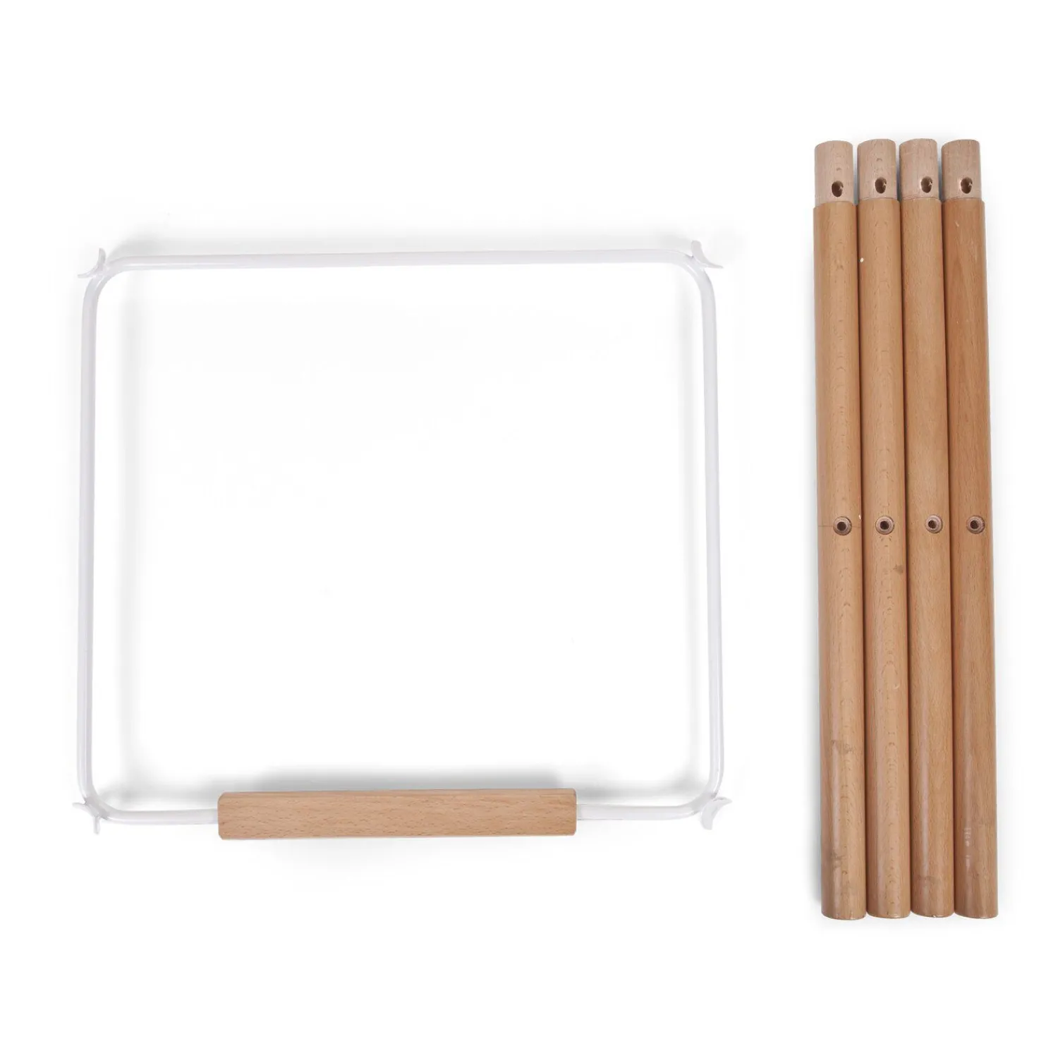 BÉABA Evolu Extra Set De Pieds Longues + Repose Pieds - Bois - Bla< Coussins Et Accessoires|Chaises En Bois