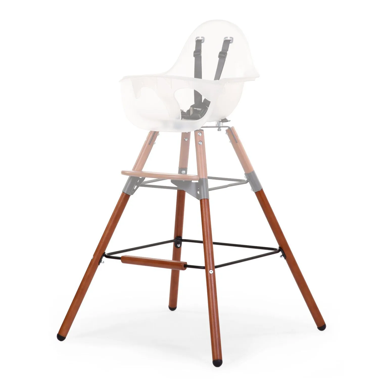 BÉABA Evolu Extra Set De Pieds Longues + Repose Pieds - Bois - Noi< Coussins Et Accessoires|Chaises Évolutives