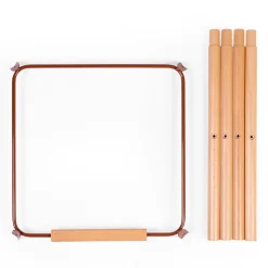 BÉABA Evolu Extra Set De Pieds Longues + Repose Pieds - Bois - Rou< Coussins Et Accessoires|Chaises En Bois