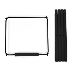 BÉABA Evolu Extra Set De Pieds Longues + Repose Pieds - Bois - Noi< Coussins Et Accessoires|Chaises En Bois