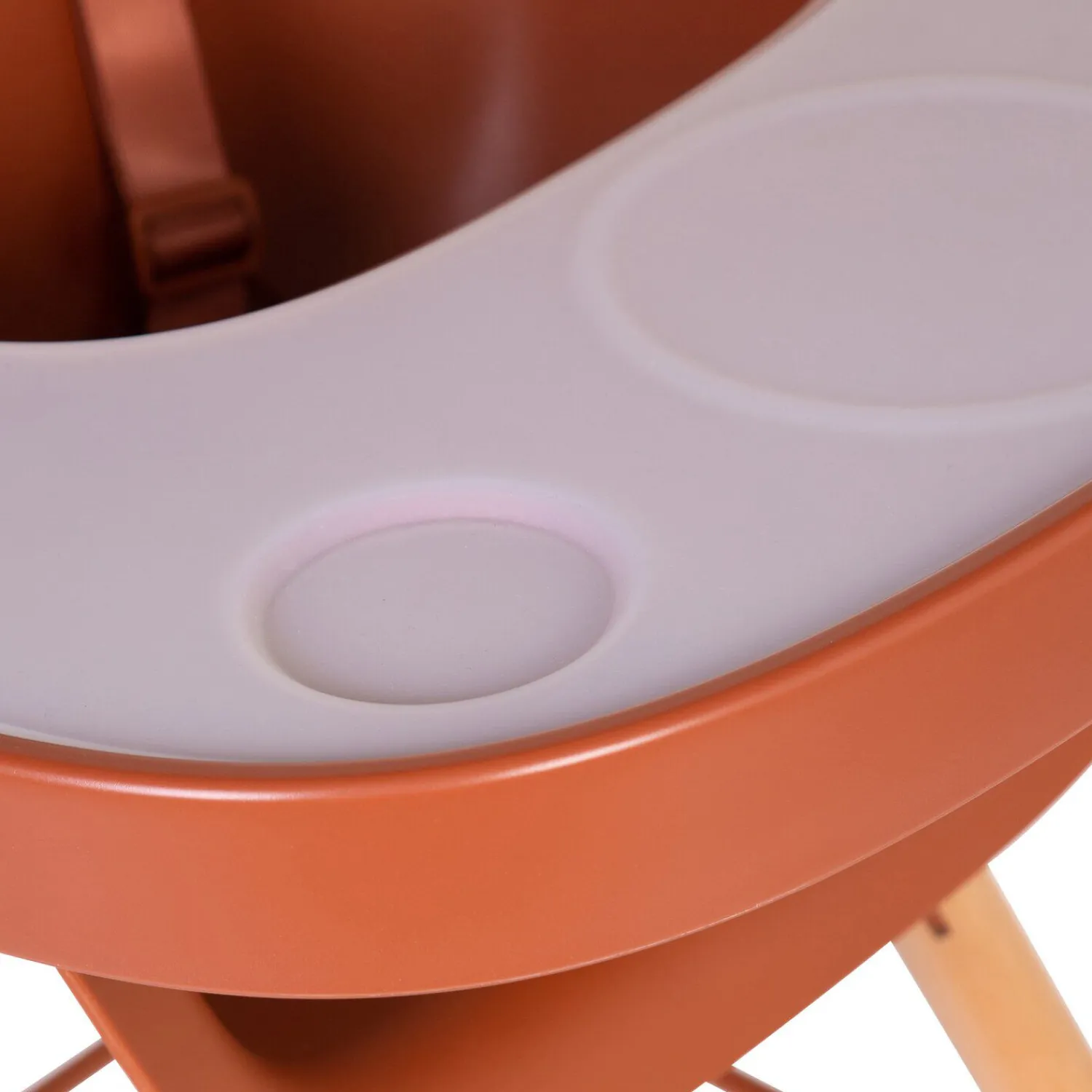 BÉABA Evolu Tablette De Chaise - Abs - Rouille + Napperon En Silic< Coussins Et Accessoires|Chaises Évolutives