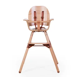 BÉABA Evowood Chaise Haute - Naturel Rouille< Chaises En Bois|Chaises Évolutives