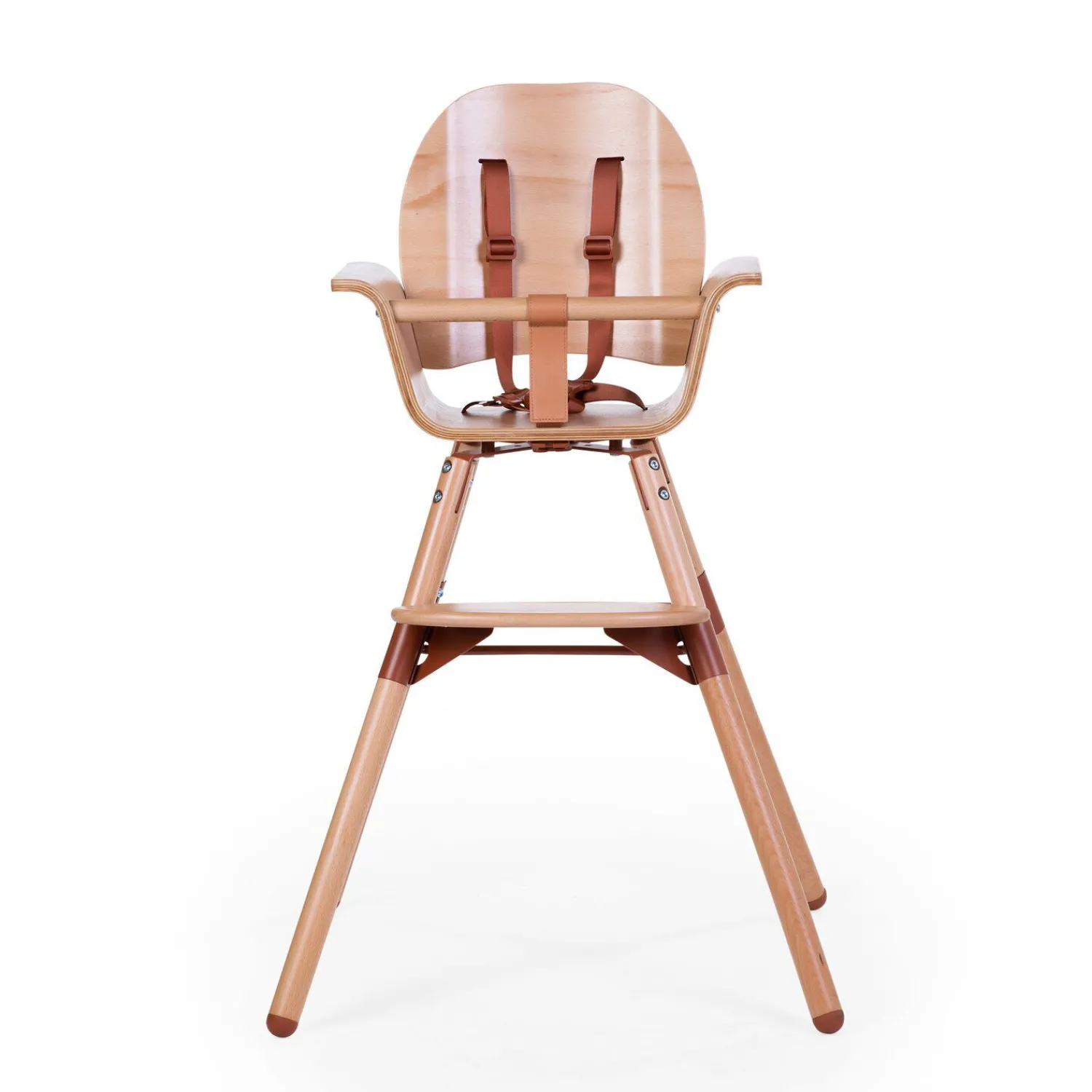BÉABA Evowood Chaise Haute - Naturel Rouille< Chaises En Bois|Chaises Évolutives