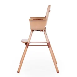 BÉABA Evowood Chaise Haute - Naturel Rouille< Chaises En Bois|Chaises Évolutives