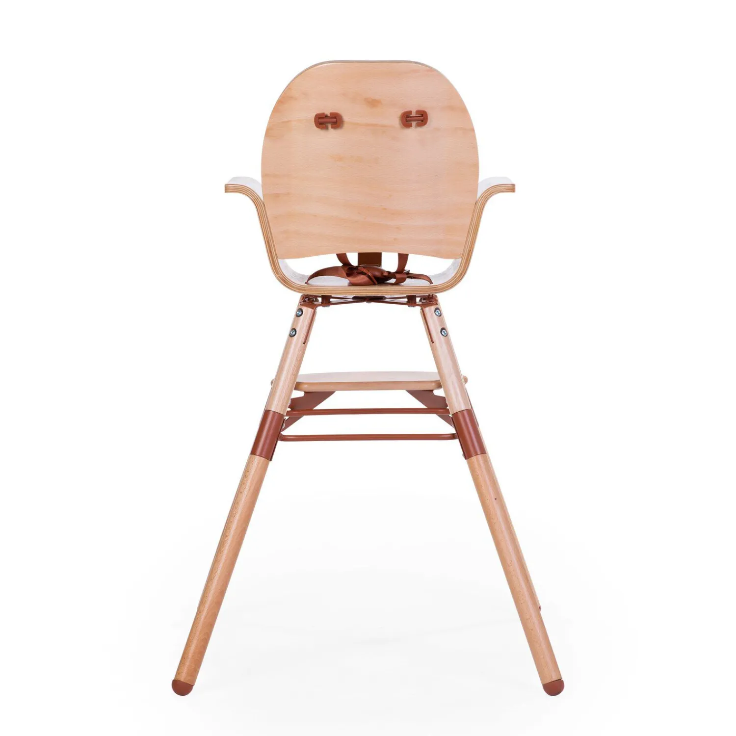 BÉABA Evowood Chaise Haute - Naturel Rouille< Chaises En Bois|Chaises Évolutives