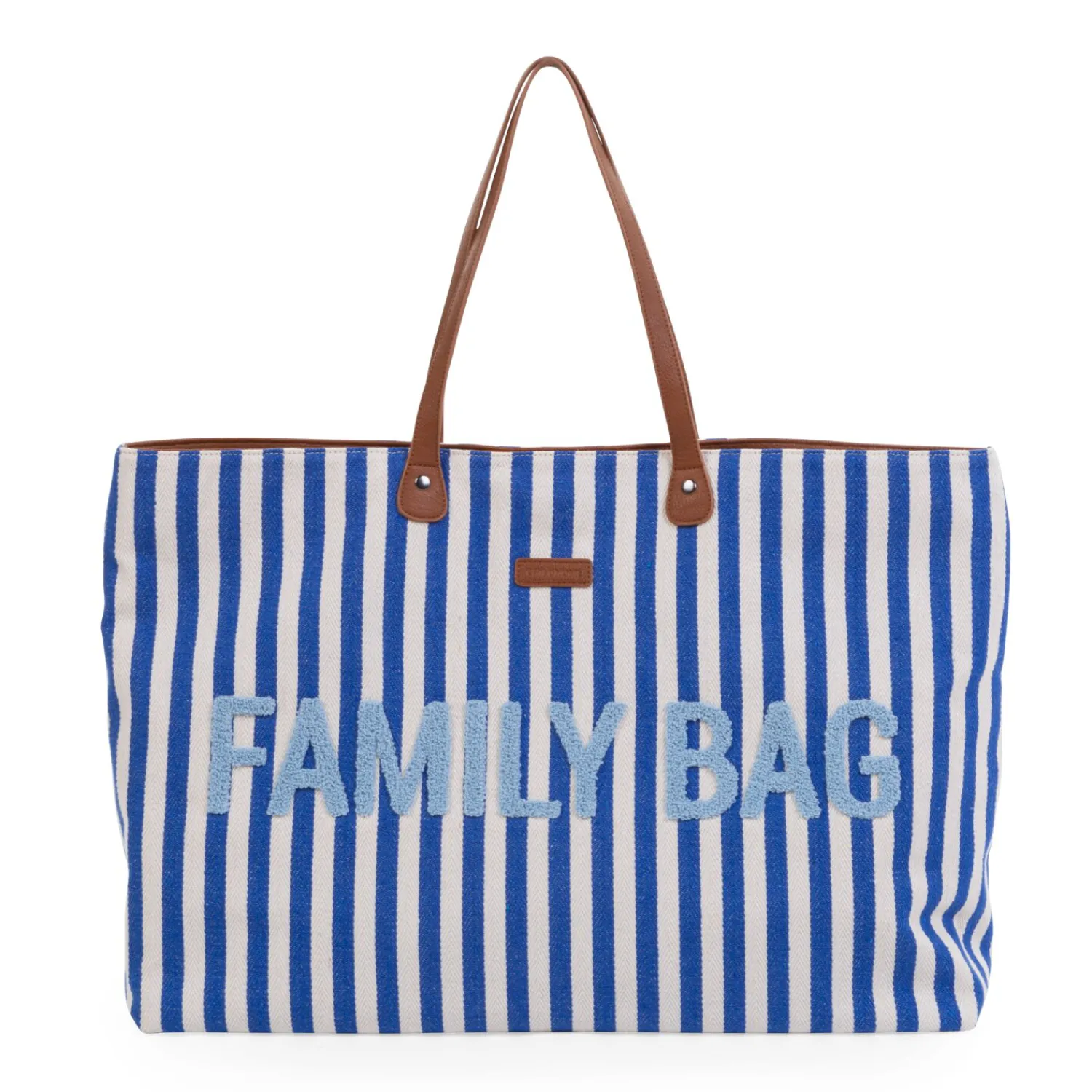 BÉABA Family Bag Sac à Langer - Rayures - Bleu Electrique /Bleu C< Sacs De Voyage|Sacs À Langer