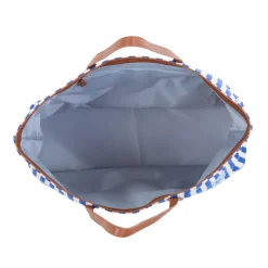 BÉABA Family Bag Sac à Langer - Rayures - Bleu Electrique /Bleu C< Sacs De Voyage|Sacs À Langer