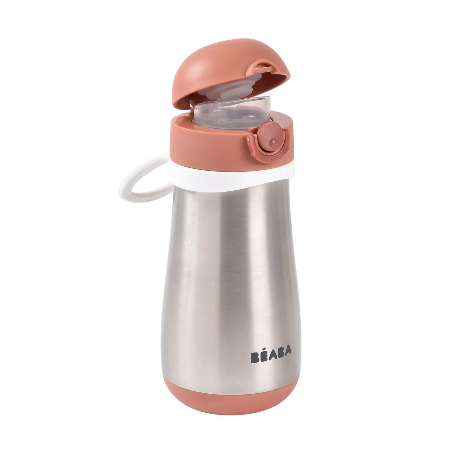 BÉABA Gourde inox 350 ml Terracotta< Biberons Et Accessoires|Couverts Vaisselle Et Bavoirs