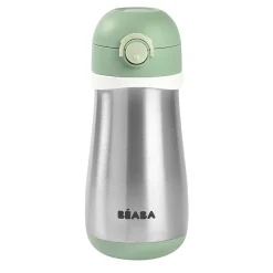 BÉABA Gourde inox 350 ml Vert sauge< Couverts Vaisselle Et Bavoirs|Biberons Et Accessoires