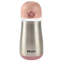 BÉABA Gourde inox 350 ml Vieux rose< Couverts Vaisselle Et Bavoirs|Biberons Et Accessoires