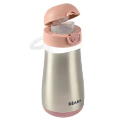 BÉABA Gourde inox 350 ml Vieux rose< Couverts Vaisselle Et Bavoirs|Biberons Et Accessoires