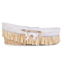 BÉABA Habillage Panier Moise - Jersey - Gold Dots< Accessoires De Lit|Berceaux Et Couffins